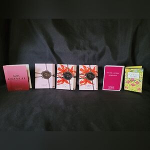 Coach Wild Rose Viktor &Rolf Flowerbomb Ralph Lauren Romance Gucci Flora Samples